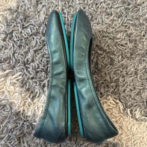 Tieks Tahitian Pearl Leather Ballet Ballerina Flats Shoes Limited Edition - Picture 9 of 17